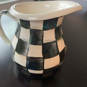 Mackenzie-Childs Courtly Check Creamer